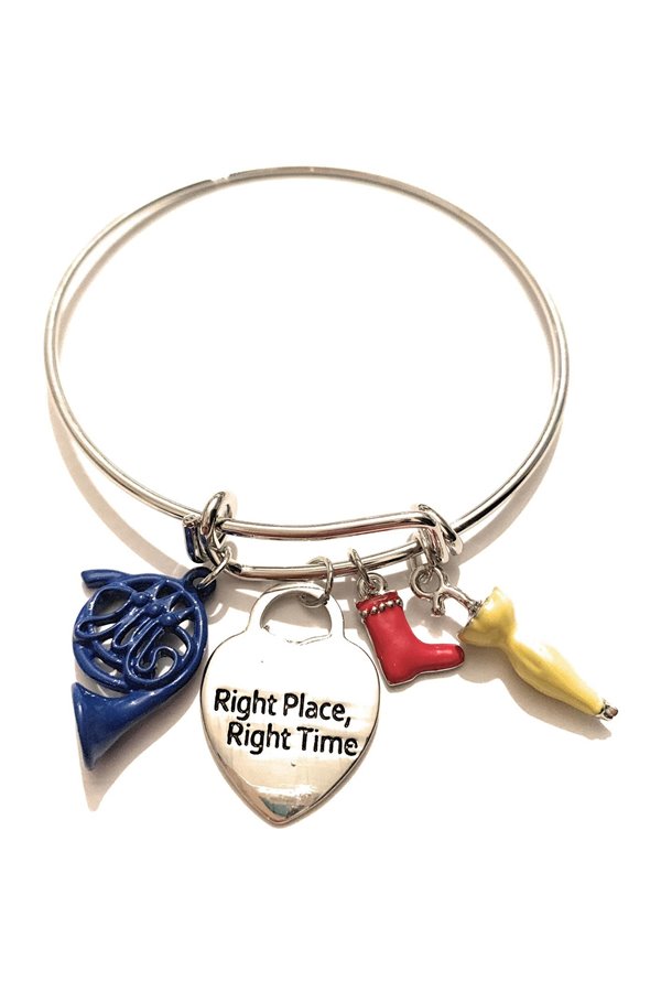 Bracciale Bangle How I Met Your Mother HIMYM Ombrello Giallo Corno Blu Francese