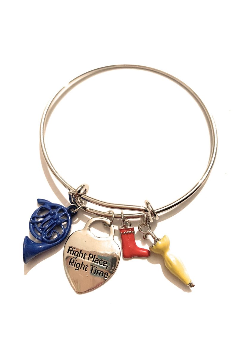 Bracciale Bangle How I Met Your Mother HIMYM Ombrello Giallo Corno Blu Francese