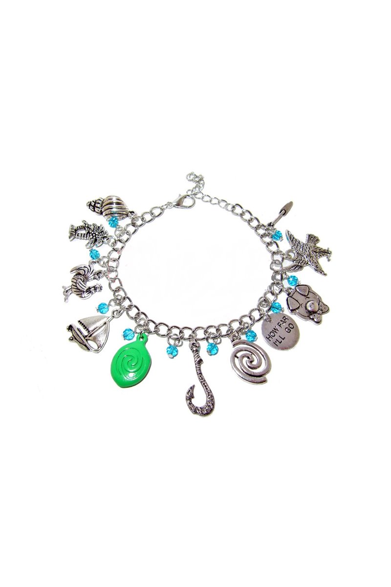 Bracciale Cuore Te Fiti Maui HeiHei Pua Zattera How Far I'll Go