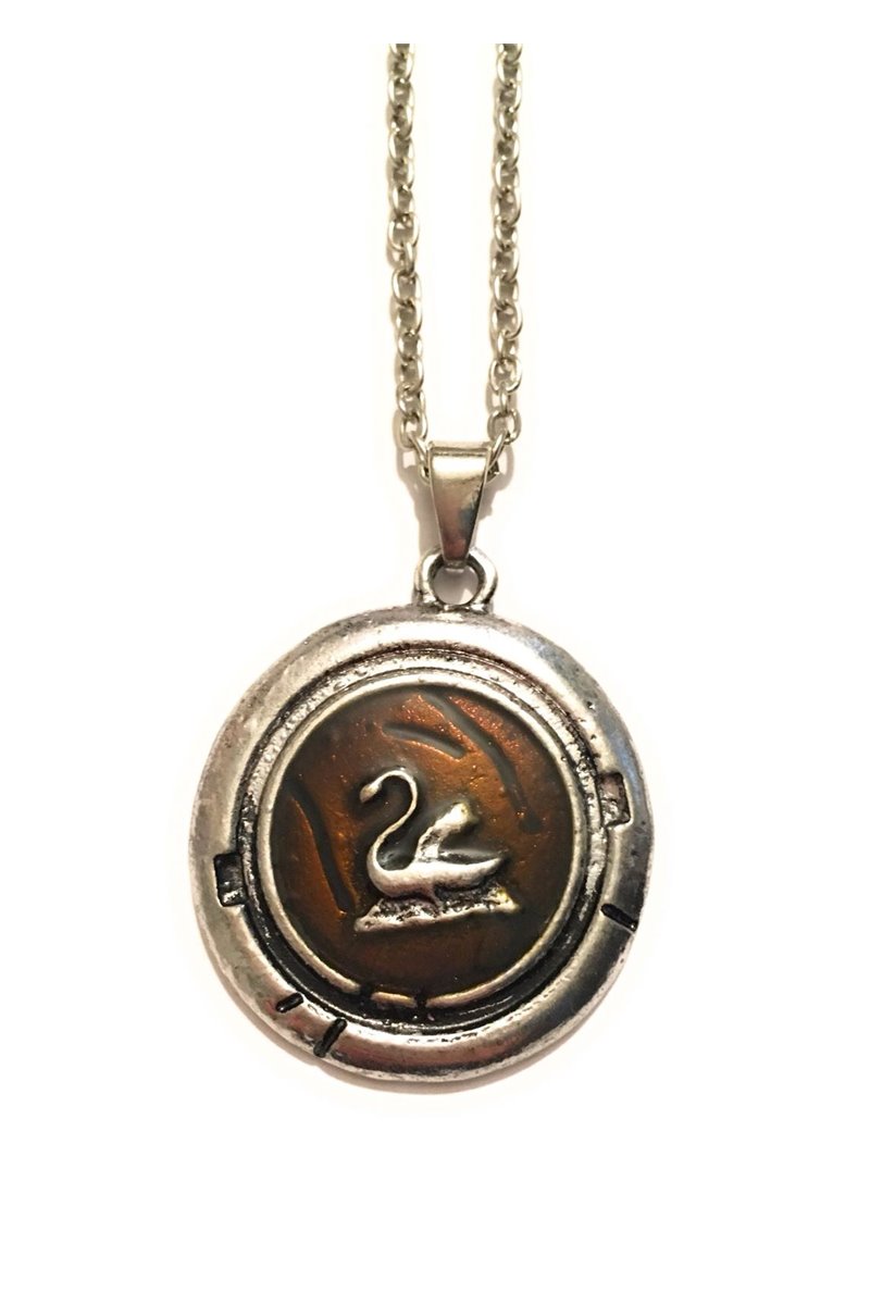 Collana Cigno Medaglione
