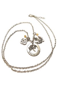 Collana fiore cardo scozzese Sassenach