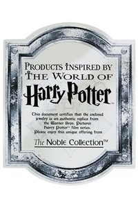 Collana Giratempo Hermione Granger Ufficiale Noble collection Incisioni Originale