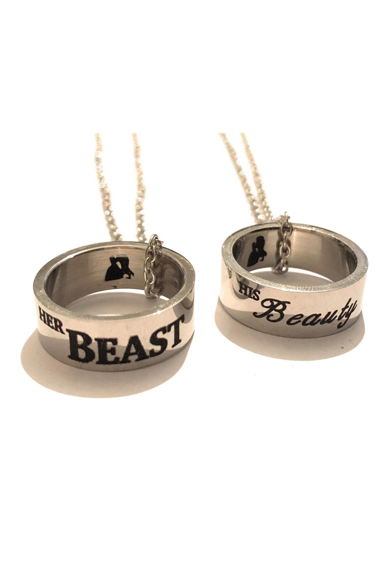 Collane con Anelli His Beauty Her Beast "Sua Bella Sua Bestia"