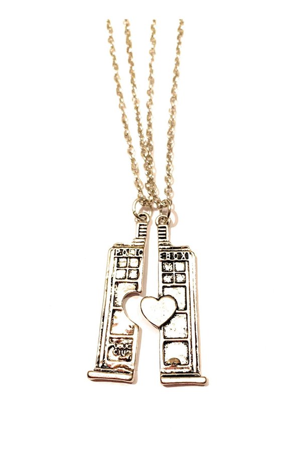 Collane coppia Police Box cabina telefonica