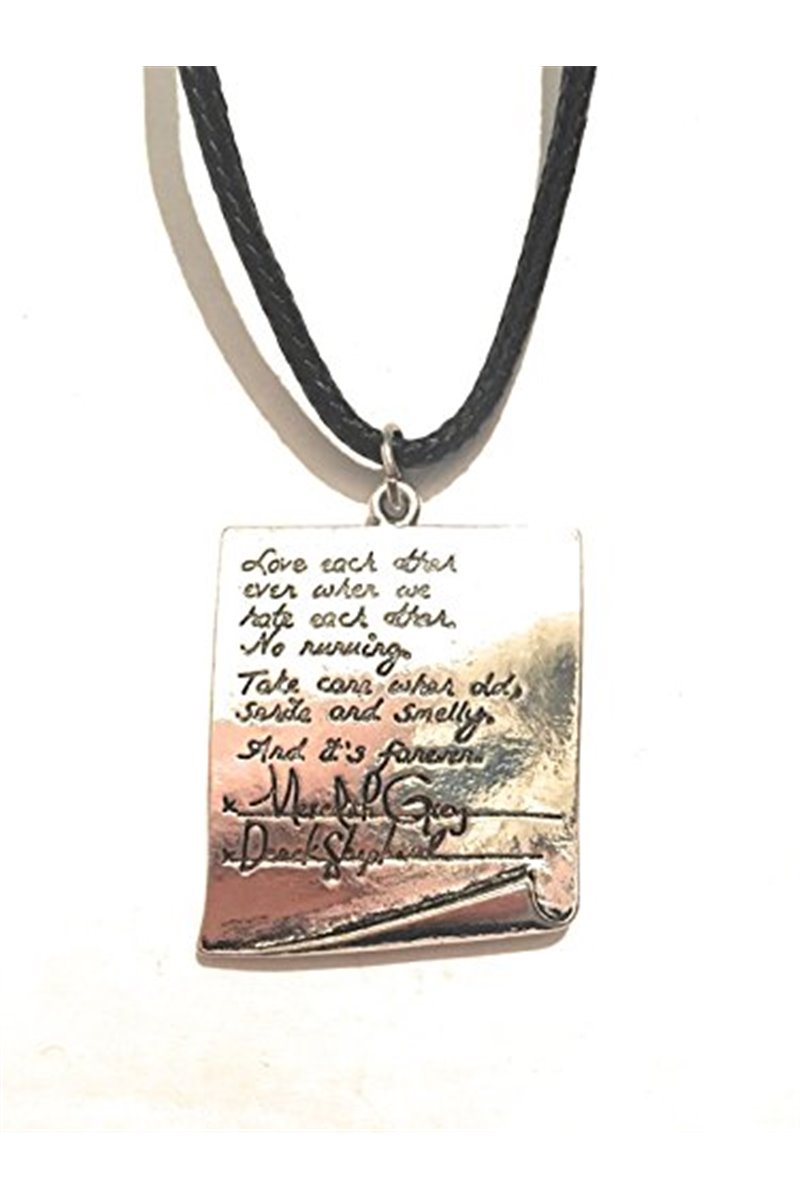 Collana post It con incisione