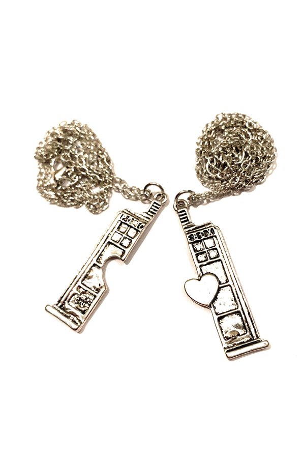 Collane coppia Police Box cabina telefonica 2