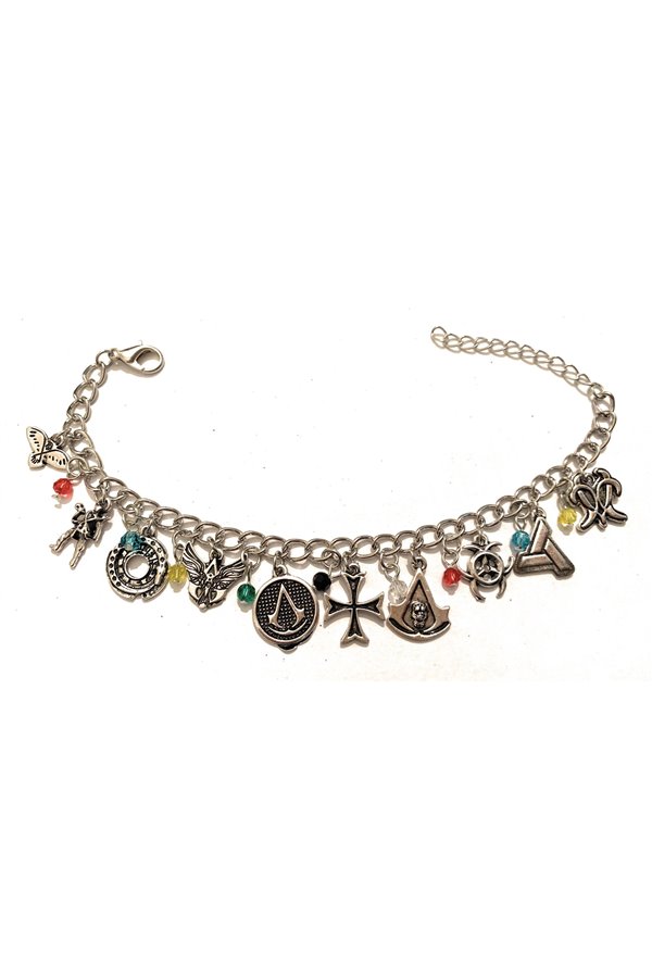 Bracciale Assassini Templari Logo Ezio Connor Kenway