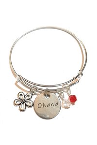 Bracciale Bangle Ohana Fiore means family