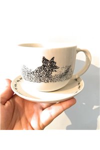 Tazza da Tè con Piattino Il Gramo Harry Potter