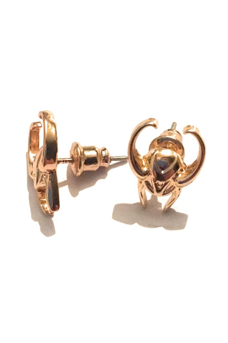 Orecchini A Lobo Elmo Dorati