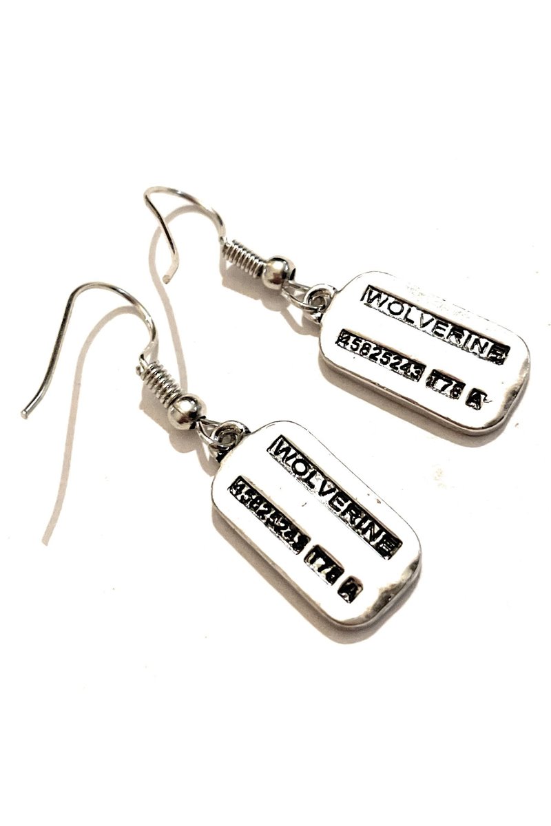 Orecchini Pendenti Logan Medagliette militare