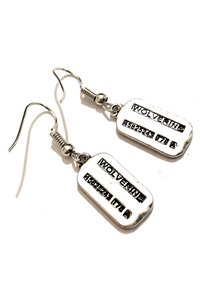 Orecchini Pendenti Logan Medagliette militare