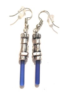 Orecchini pendenti  Spada Laser cosplay blu