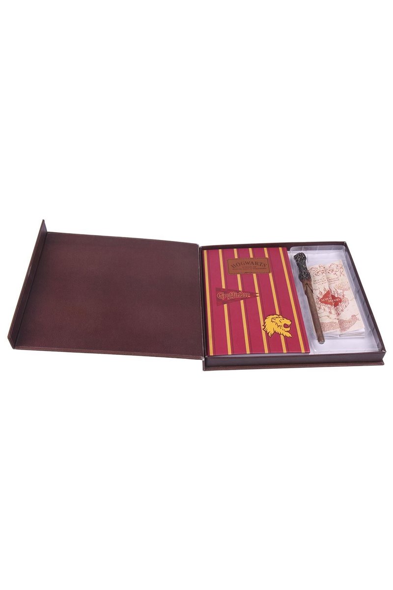 Set Cartoleria Harry Potter Mappa del Malandrino Bacchetta e Notebook Gryffindor