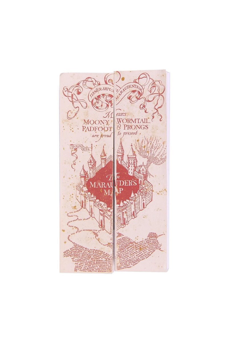 Set Cartoleria Harry Potter Mappa del Malandrino Bacchetta e Notebook Gryffindor