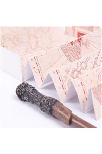 Set Cartoleria Harry Potter Mappa del Malandrino Bacchetta e Notebook Gryffindor