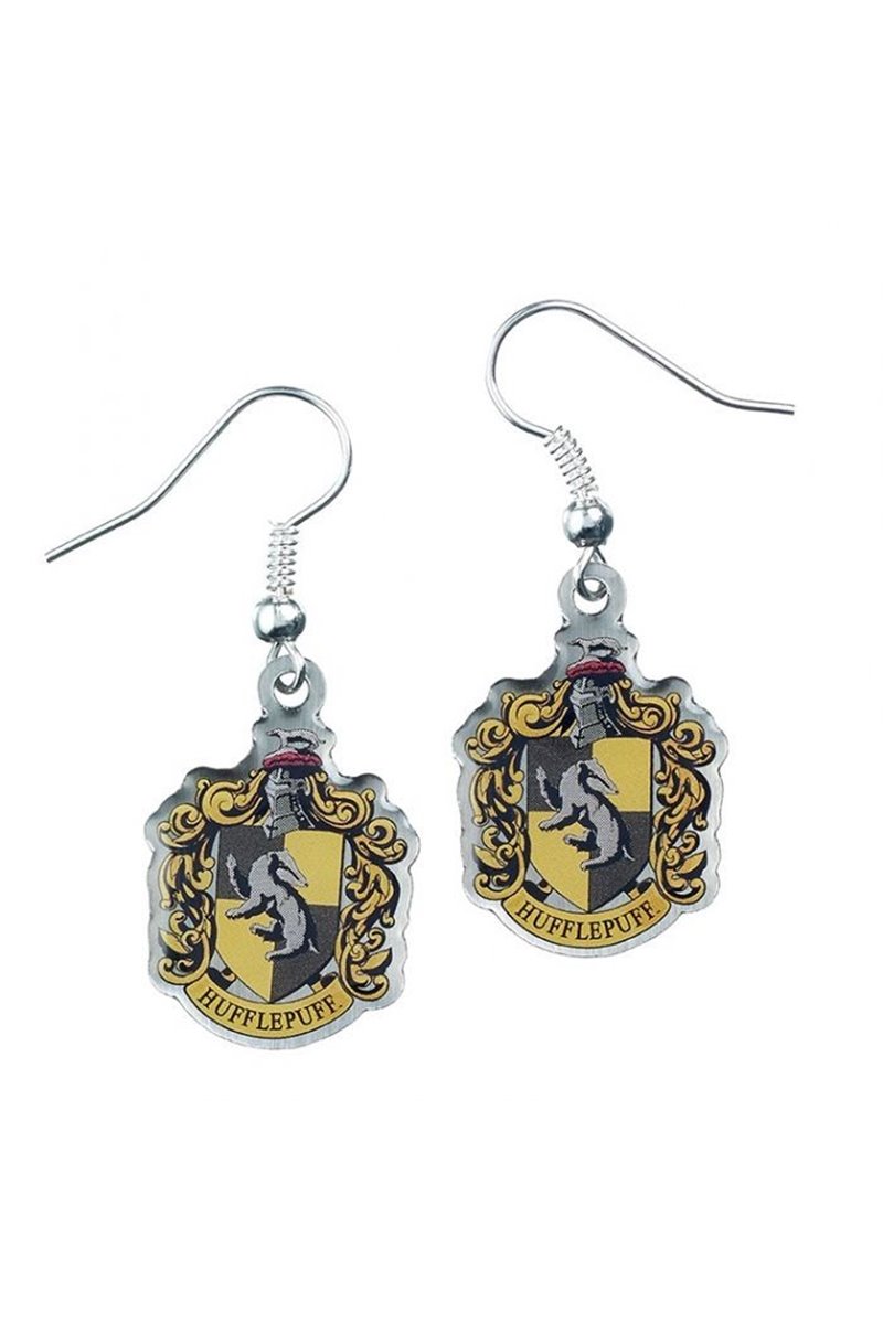 Orecchini Pendenti Stemma Tassorosso Ufficiali Harry Potter Hufflepuff