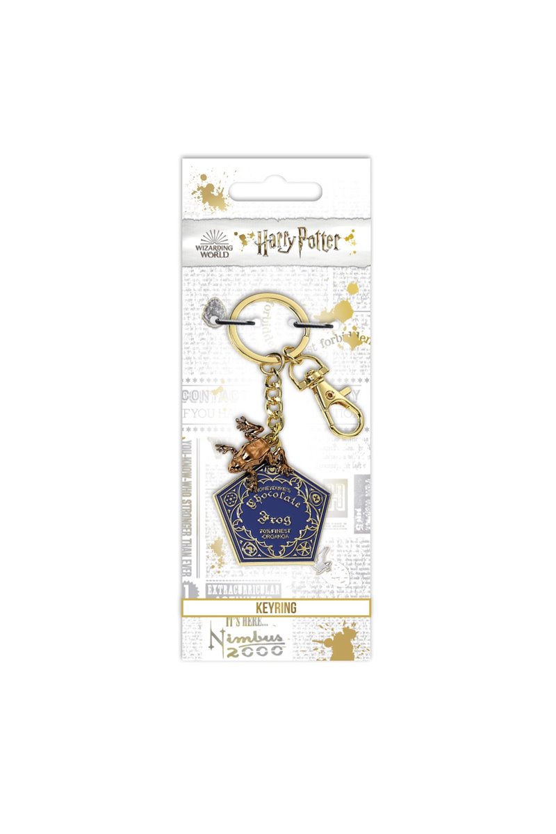 Portachiavi Cioccorana Chocolate Frog Ufficiale Harry Potter con Confezione Originale