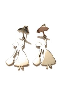 Orecchini Pendenti Mary Sagoma Con Ombrellino