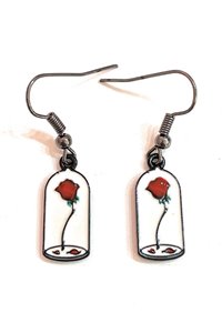 Orecchini Pendenti Teca La Rosa Incantata