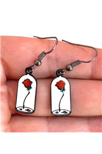 Orecchini Pendenti Teca La Rosa Incantata