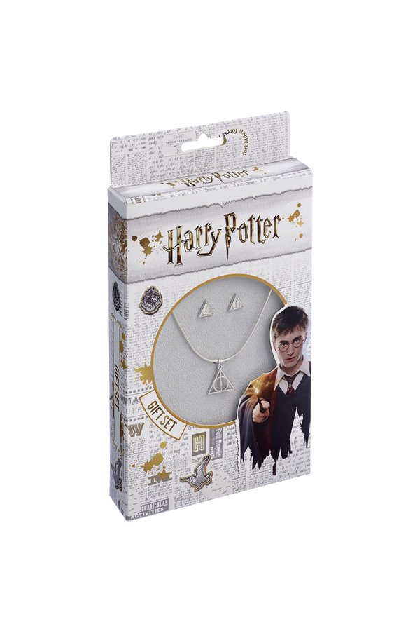 Set Collana e Orecchini a Lobo i Doni della Morte Ufficiale Harry Potter 2