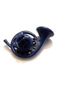 Spilla Corno Blu Francese alla fine Arriva Mamma