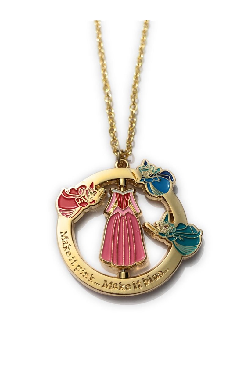 Collana Girevole Che sia Rosa Che sia Blu Tre Buone Fate