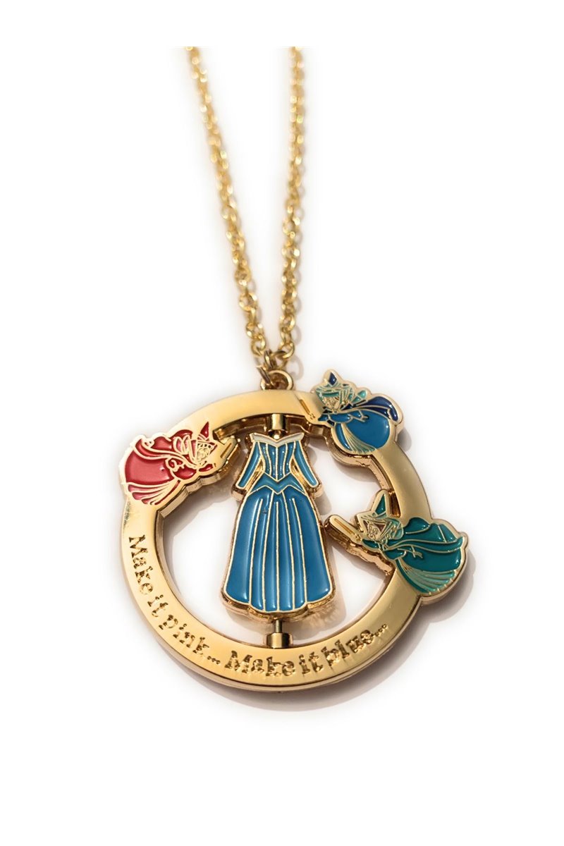 Collana Girevole Che sia Rosa Che sia Blu Tre Buone Fate