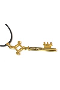 Collana Chiave Eren Dorata Con Incisioni