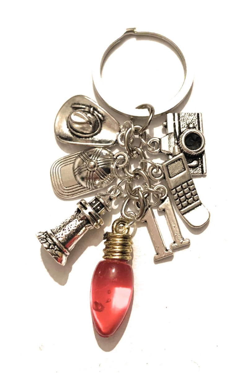 Portachiavi Undici Luci Natale Metallo Nichel Free