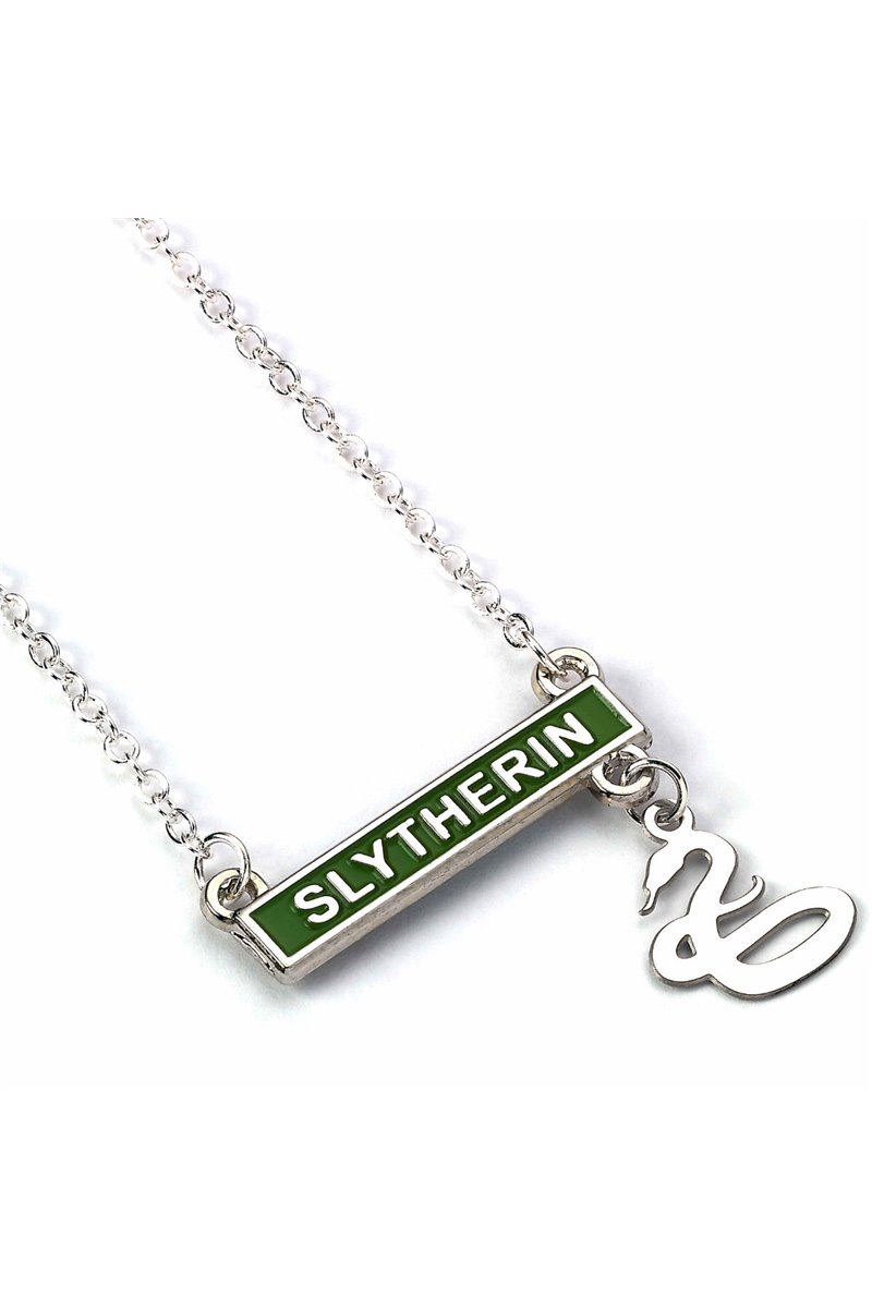 Collana Serpeverde Slytherin Barra con Serpente Ufficiale Harry Potter