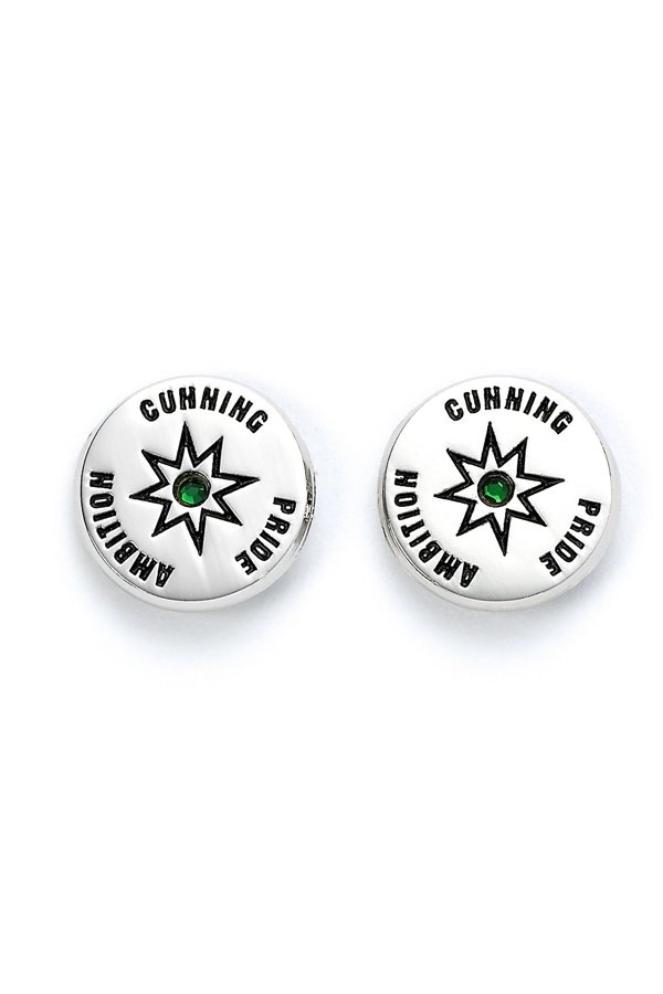 Set 3 Paia di Orecchini Serpeverde Slytherin Ufficiali Harry Potter 2