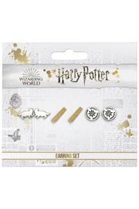 Set 3 Paia di Orecchini Tassorosso Hufflepuff Ufficiali Harry Potter