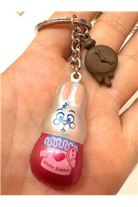 Portachiavi Bianconiglio White Rabbit ed Orologio Chocolate