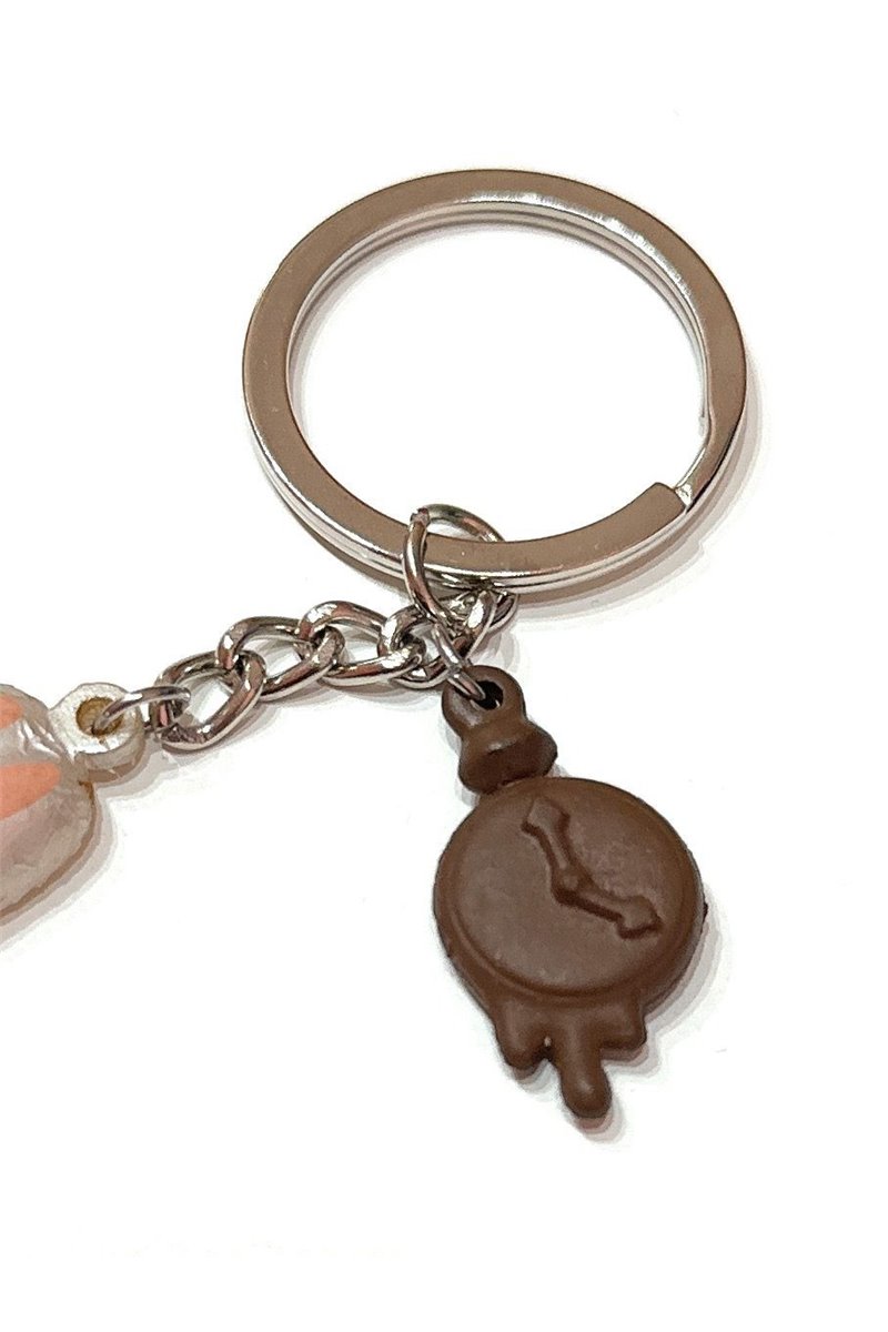 Portachiavi Bianconiglio White Rabbit ed Orologio Chocolate