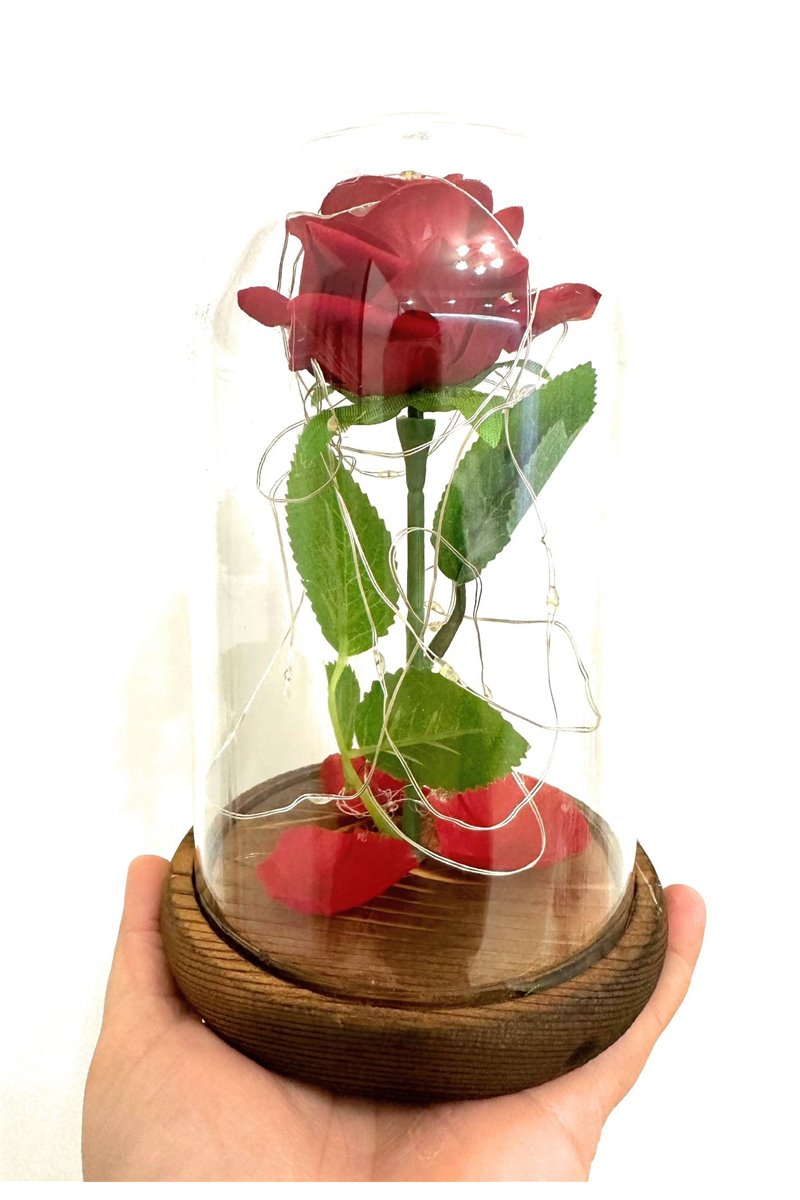 Lampada Teca La Rosa Incantata