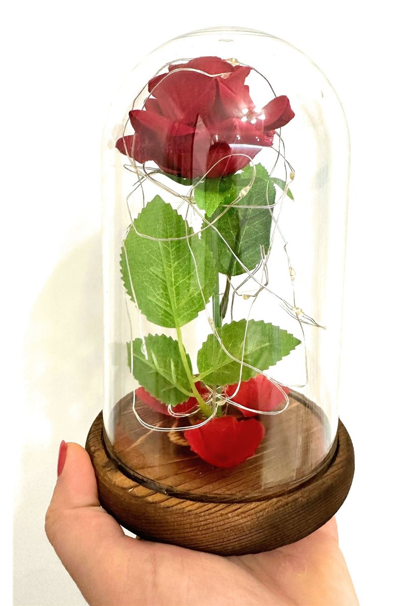 Lampada Teca La Rosa Incantata