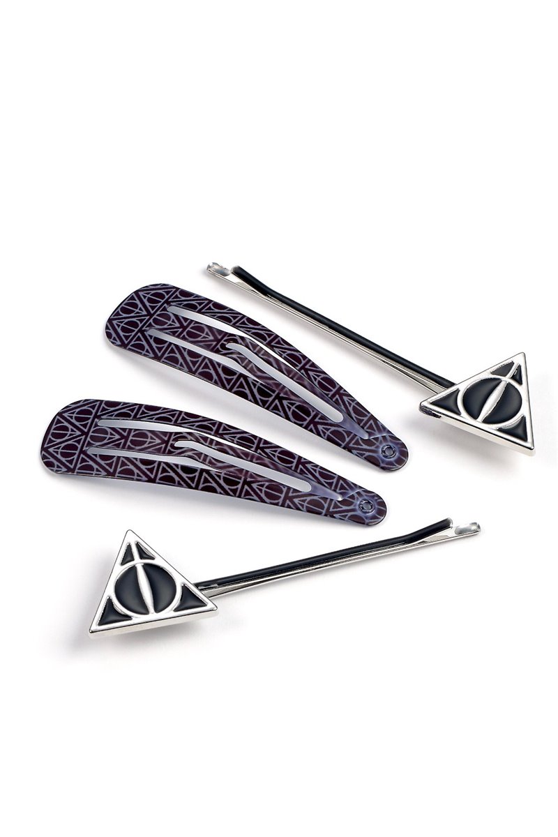 Set Forcine e Clips per Capelli Harry Potter I Doni della Morte