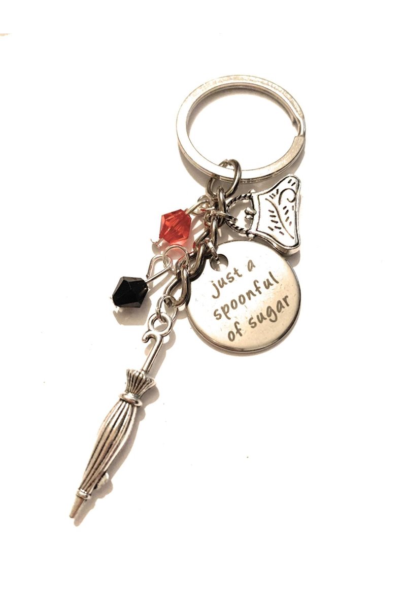 Portachiavi basta un poco di zucchero charm ombrello