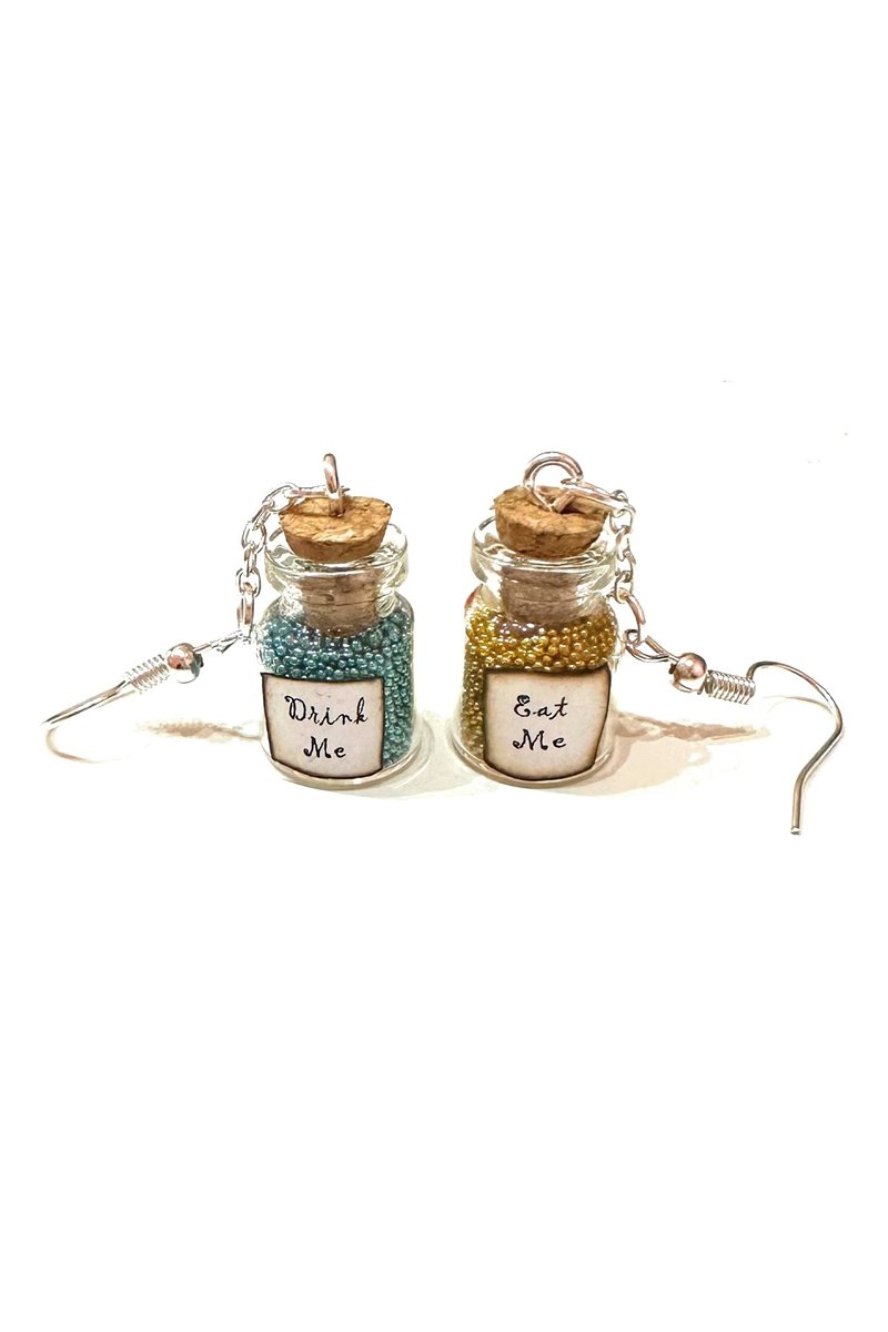 Orecchini Pendenti Drink Me Eat Me