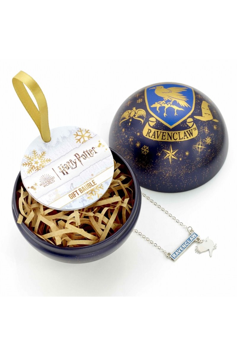 Palla di Natale Corvonero Harry Potter con collana