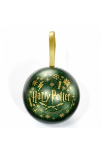 Palla di Natale Harry Potter Serpeverde con collana Slytherin