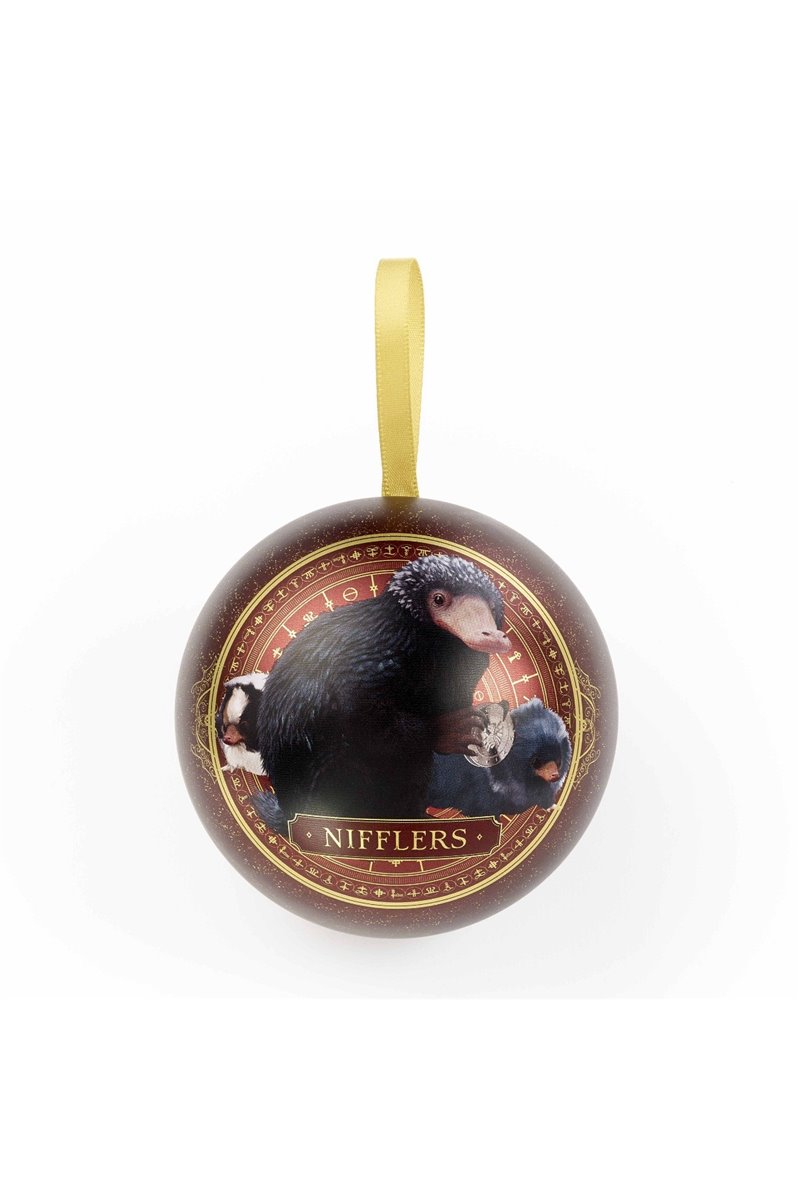 Palla di Natale Animali fantastici Niffler con collana Snaso