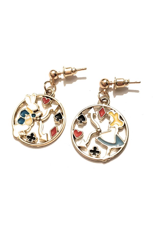 Orecchini pendenti del paese delle meraviglie 2