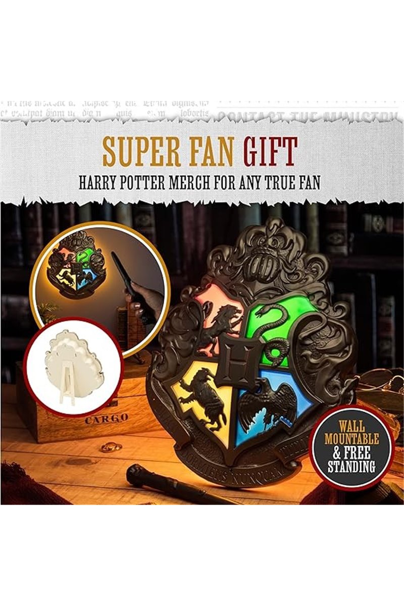 Lampada Stemma Hogwarts Harry Potter Ufficiale
