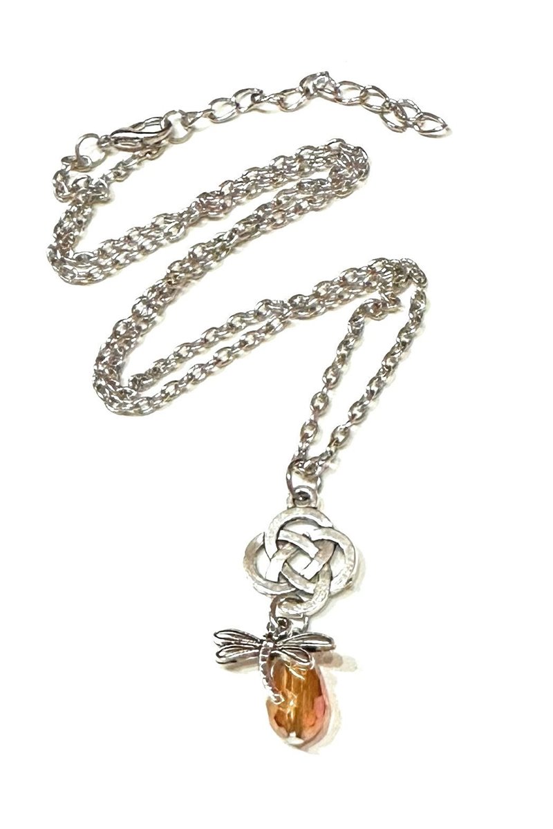 Collana Libellula Nell'Ambra