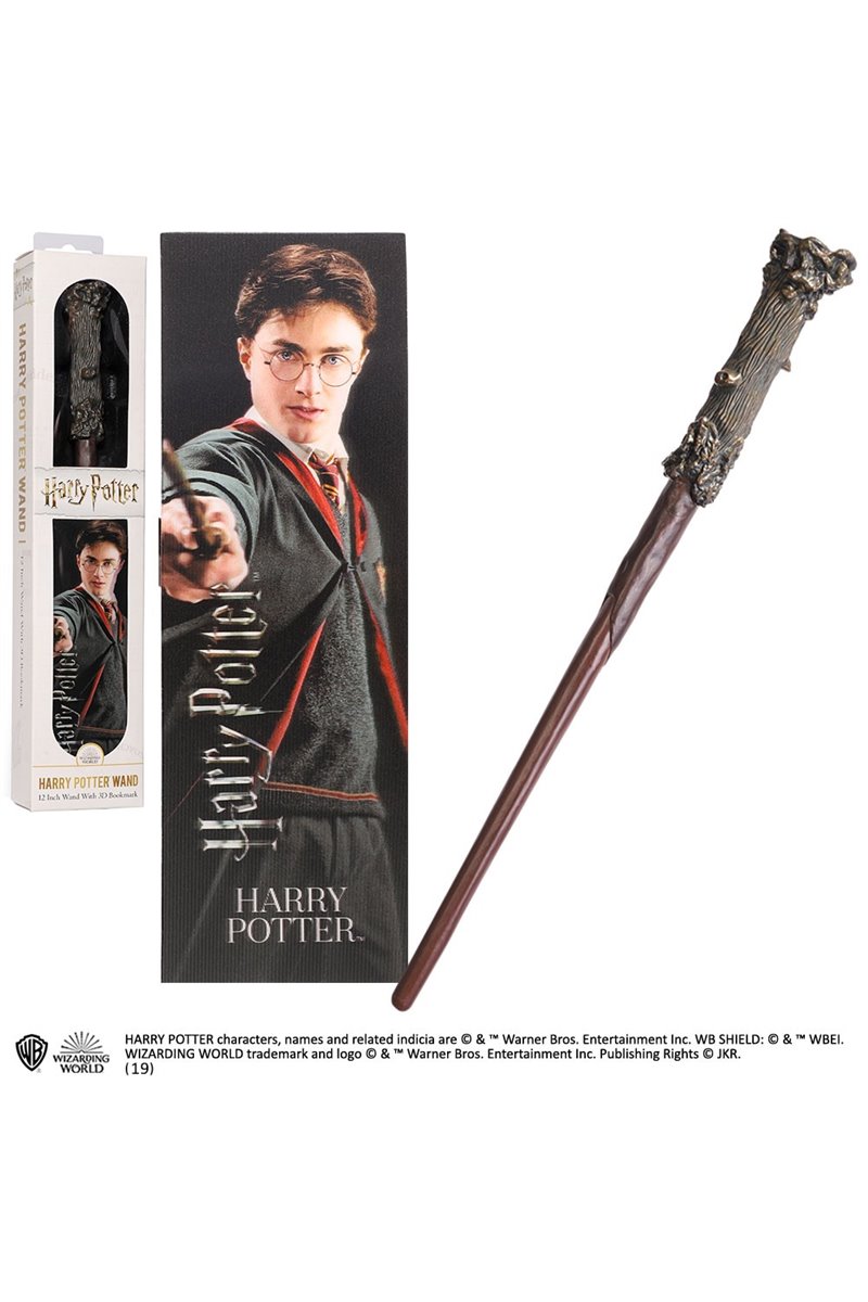 Bacchetta Harry Potter + segnalibro UFFICIALE
