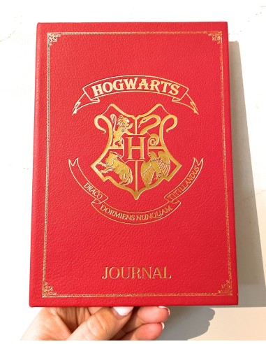 Notebook Stemma Hogwarts Harry Potter Agenda Rosso Oro