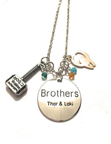 Collana Loki Thor Martello Elmo Brothers Nerdiana - 1